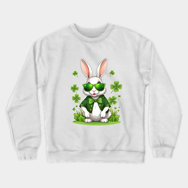 Lucky Bunny Crewneck Sweatshirt by Rebirth Designs